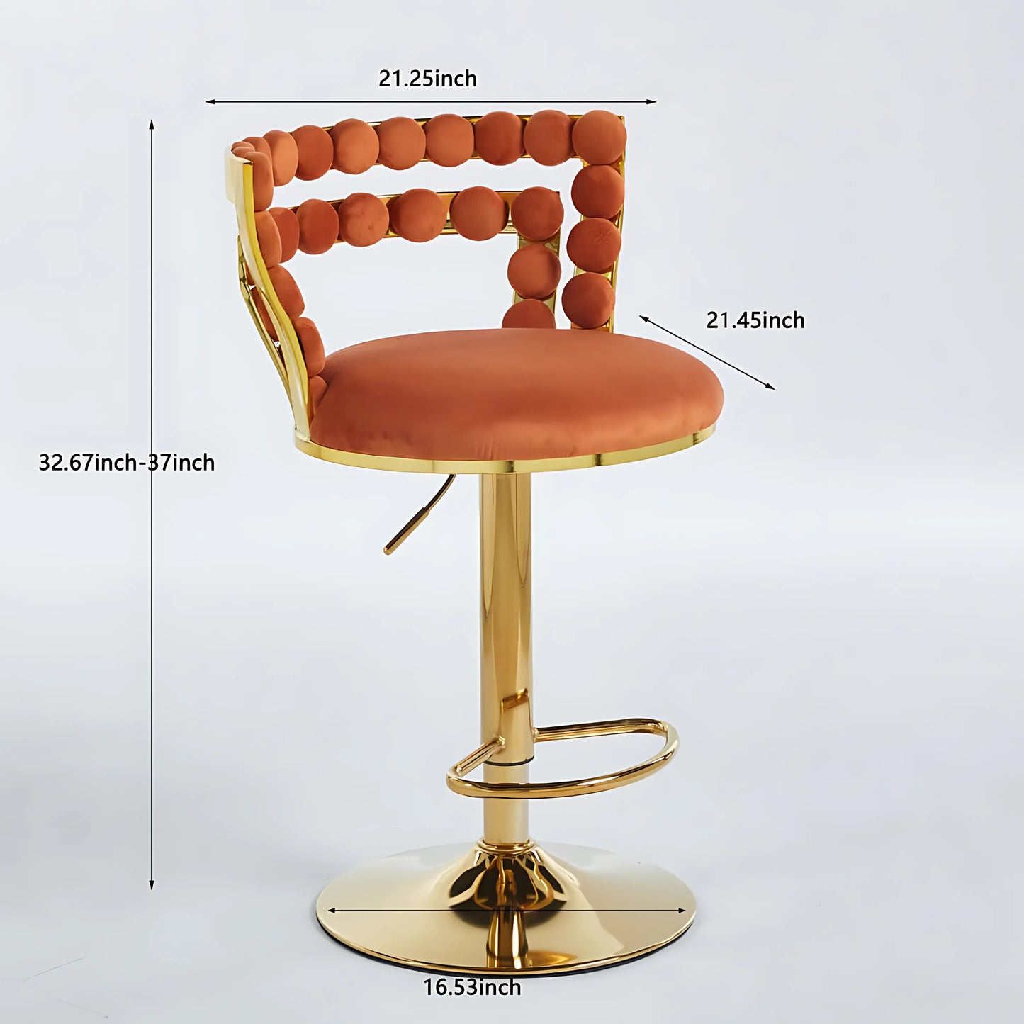 Aurora Luxe Bar Chair