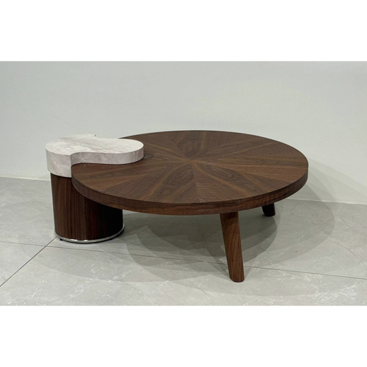Mahogany Rise Curl Center Coffee Table