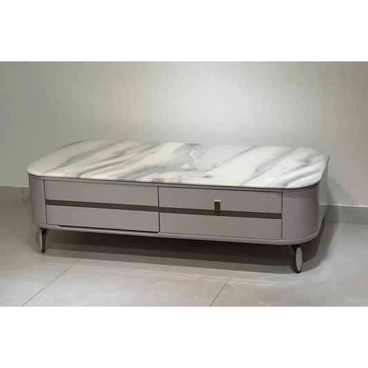 Ivory Loft Bench Center Coffee Table