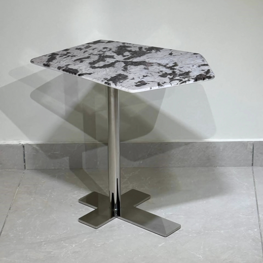 Ivory Luxe Geometric Table