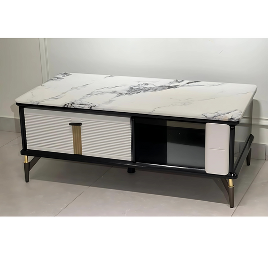 Marble Axis Fusion Center Coffee Table