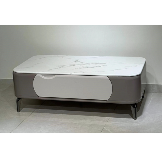 Ivory Fold Frame Center Coffee Table