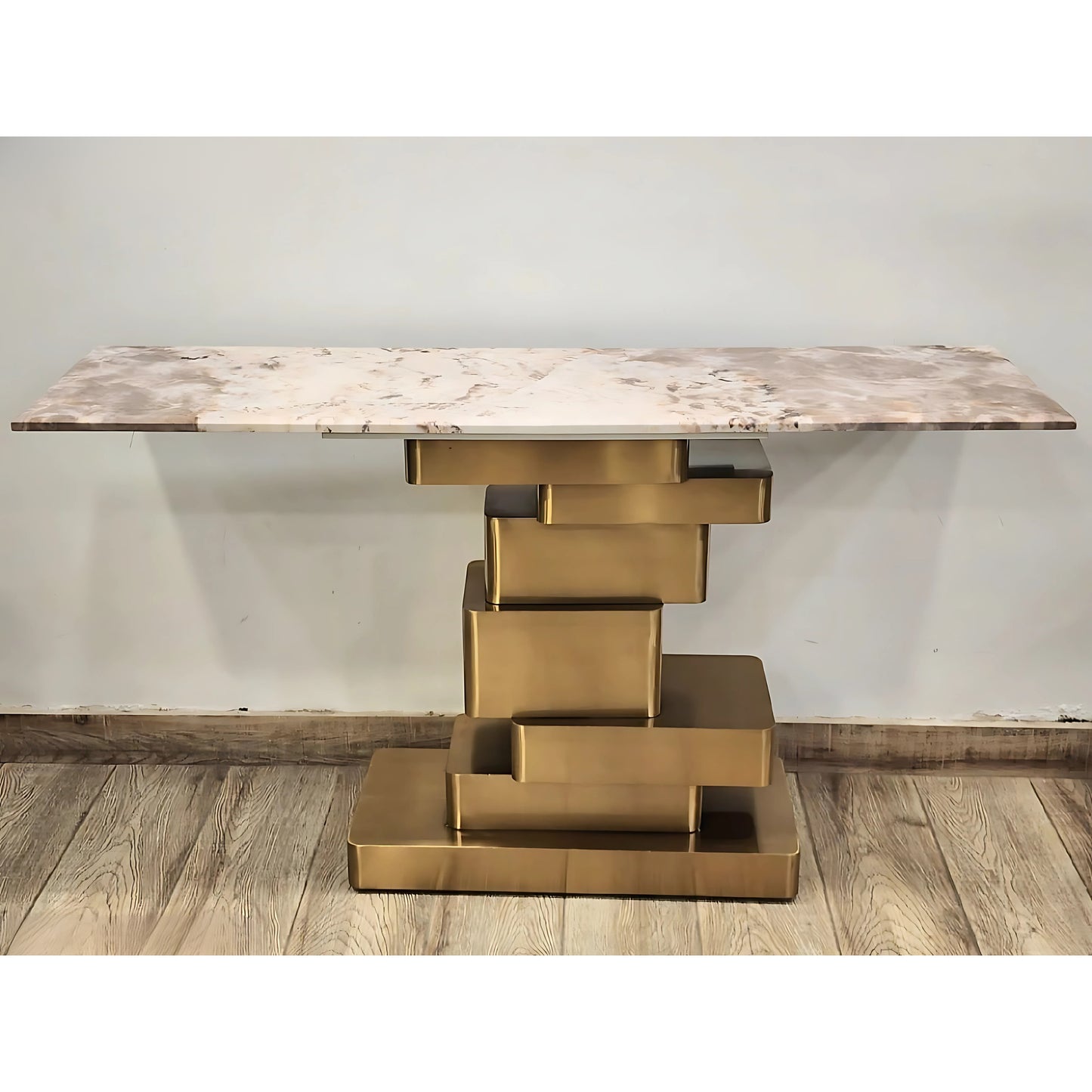 Velencia Gold Console Table