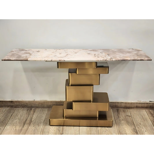 Velencia Gold Console Table