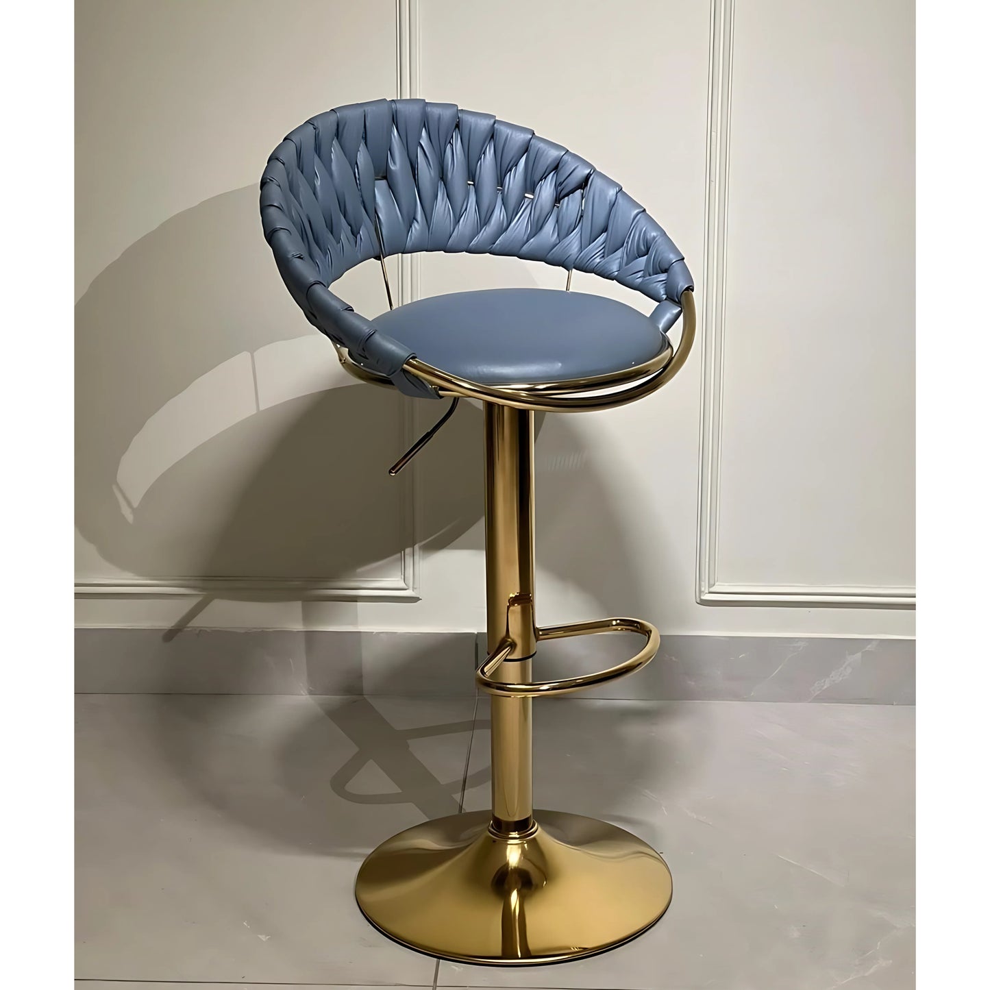 Celesta Woven Luxe Bar Chair