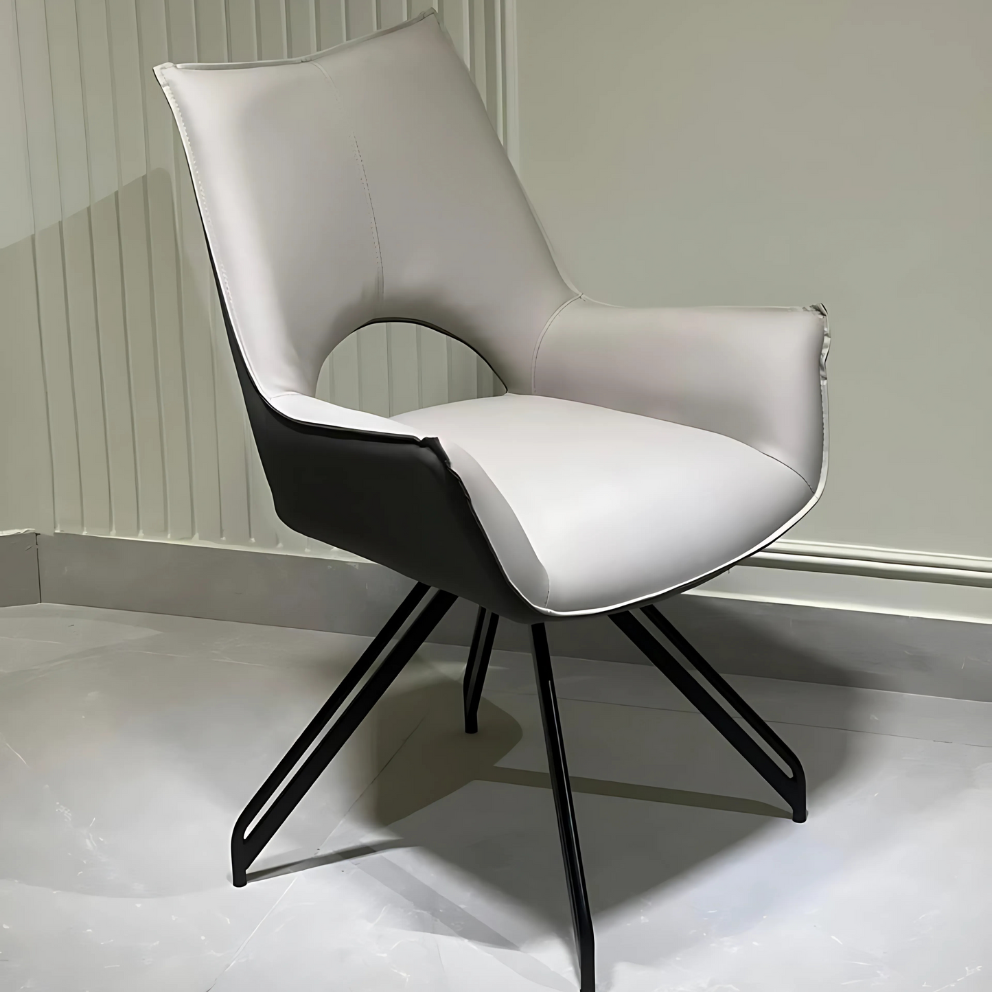Linen Curve Dining Chair