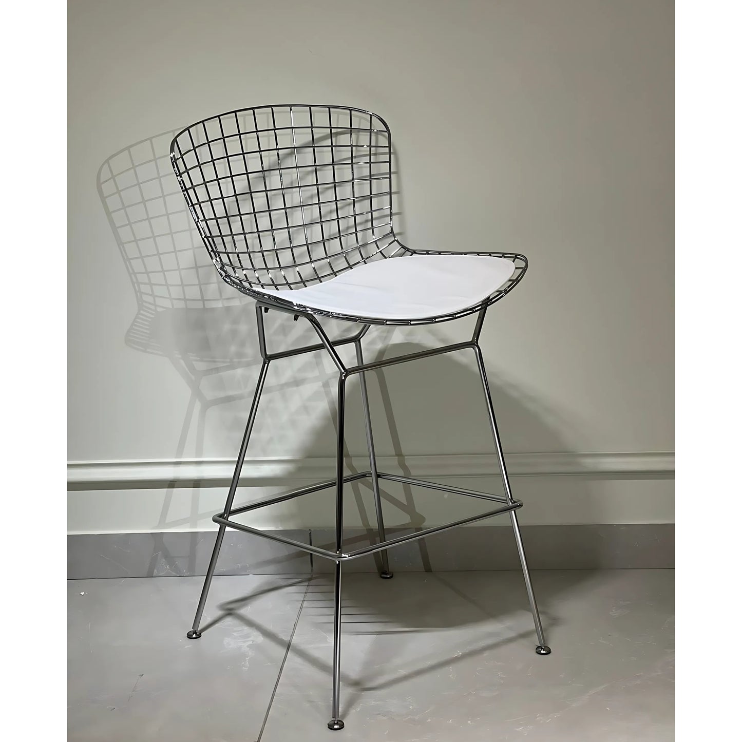 Aris Berto Luxe Wireframe Bar Chair