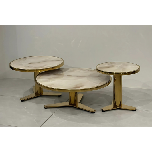 Auric Orbit Set Center Coffee Table