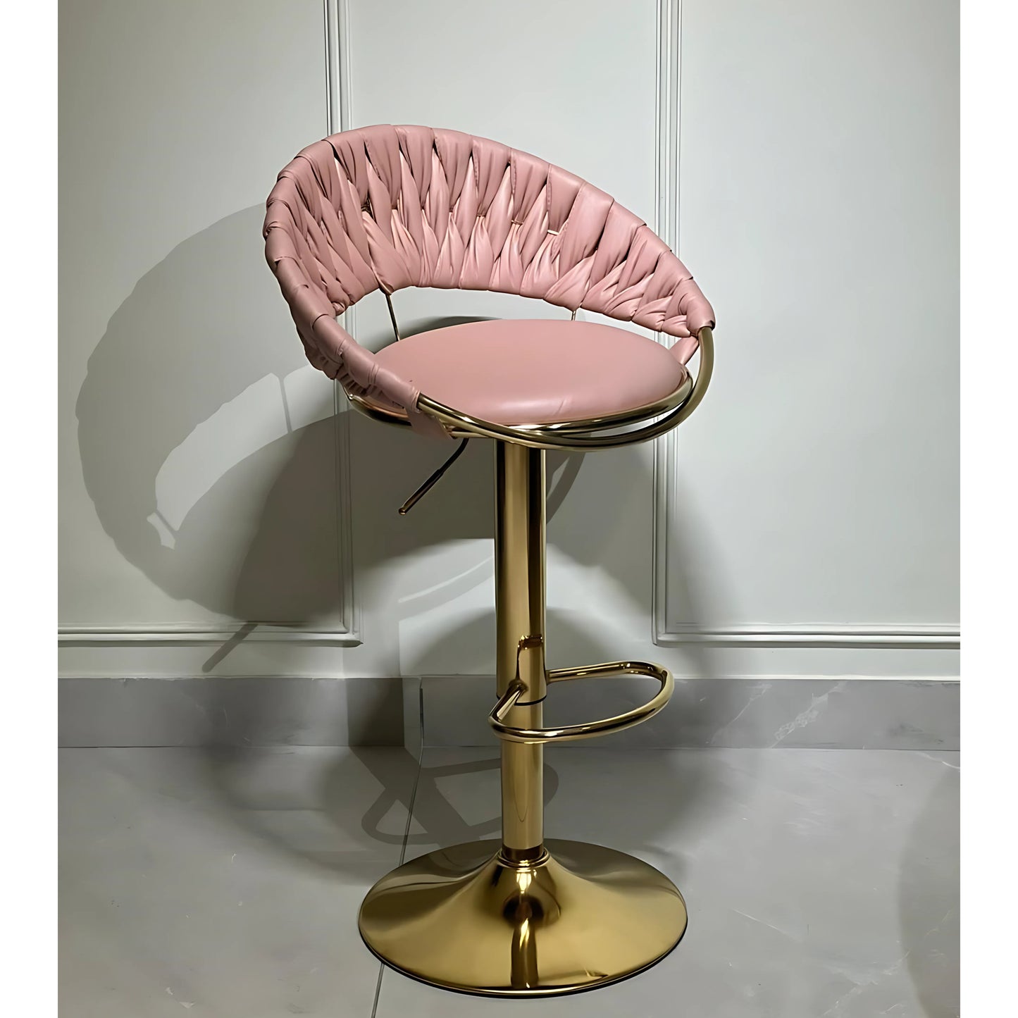 Celesta Woven Luxe Bar Chair