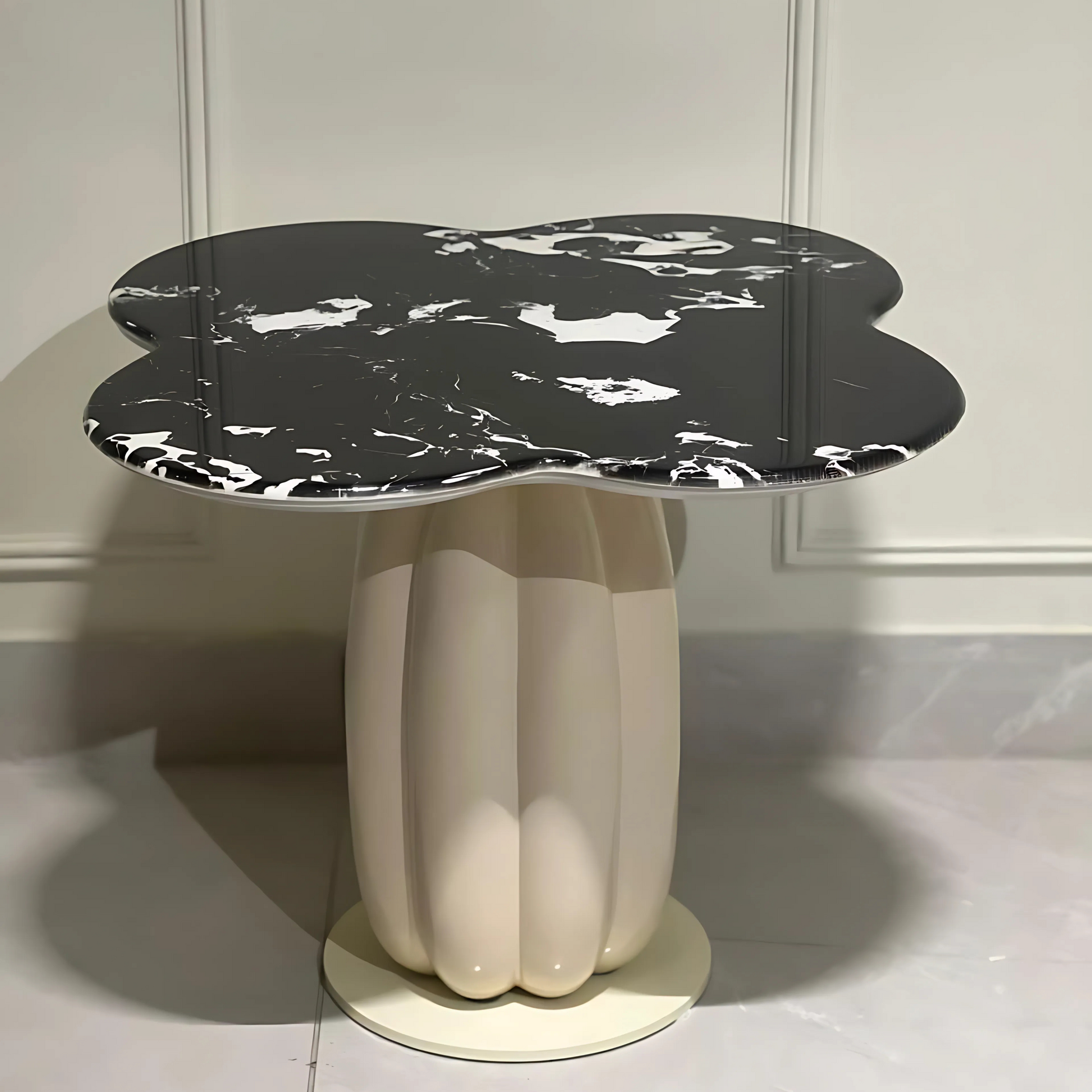 Wavy marble table
