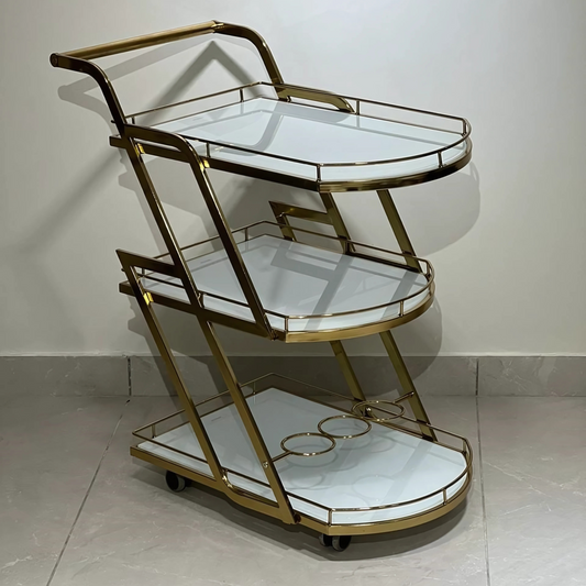 Crystal Crest Trolley Table