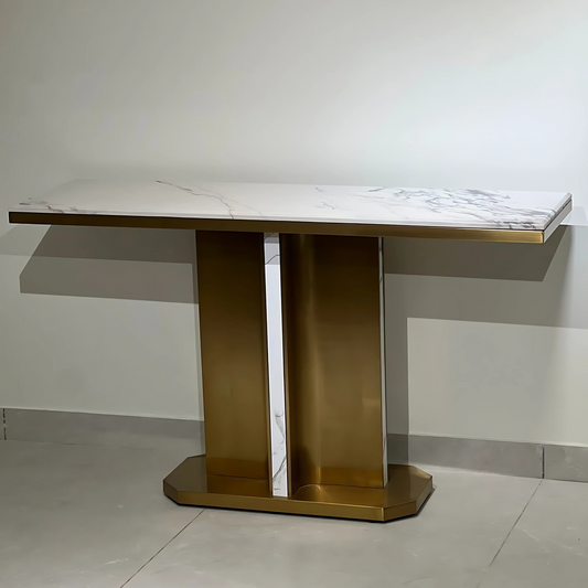 Velour Arc Console Table