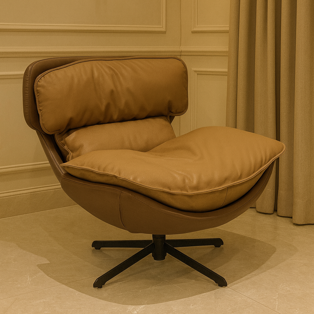 Cappuccino Cloud Comfort Leisure Lounge Chair