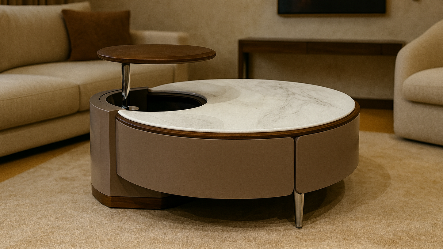 Orion Crescent Center Coffee Table