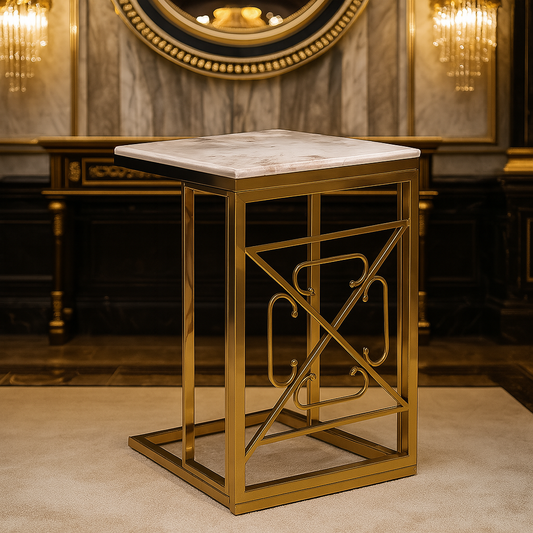 Gold Vein Side Table