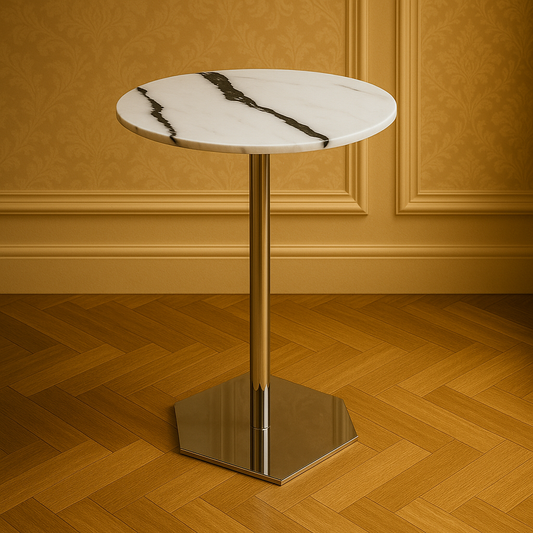 Carrara Splitline Marble Table