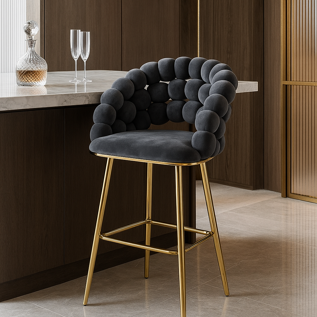 Noir Royal Bar Chair