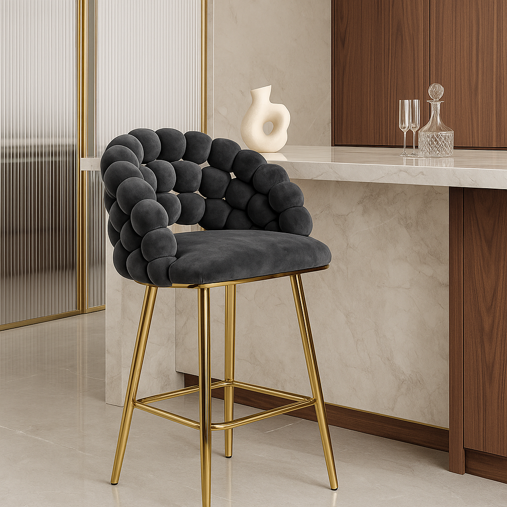 Noir Royal Bar Chair