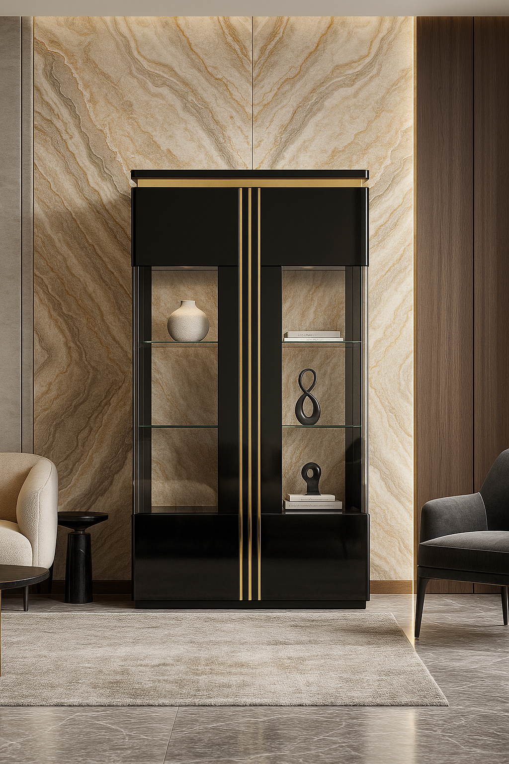 Noxforge Stride Display Cabinet