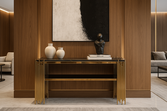 Aurelia Marble Console Table