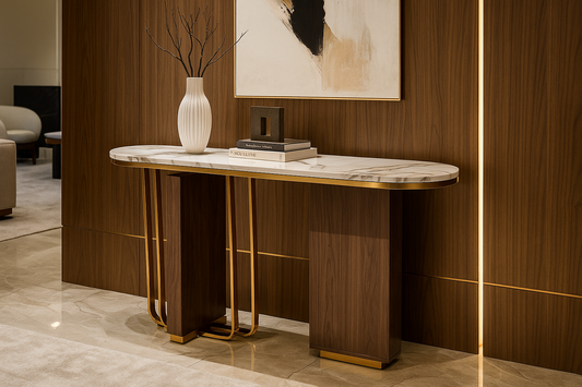 Valenza Marble Console Table
