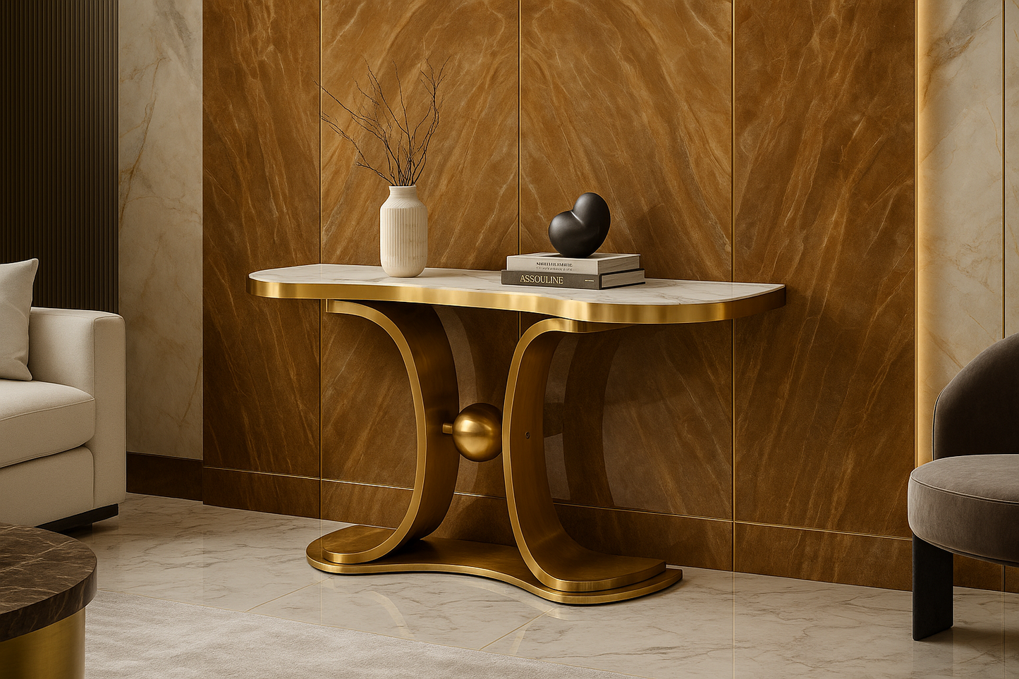 Marbella Wave Console Table