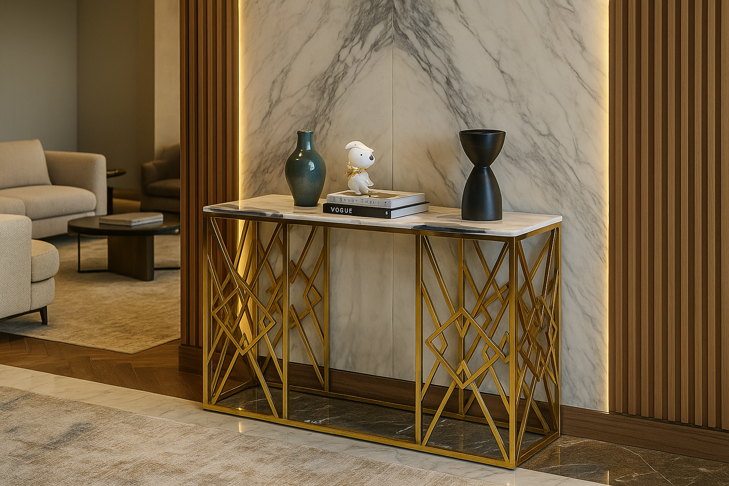Opaline Grace Console Table