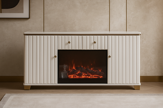 Marbella Luxe Fireplace Cabinet