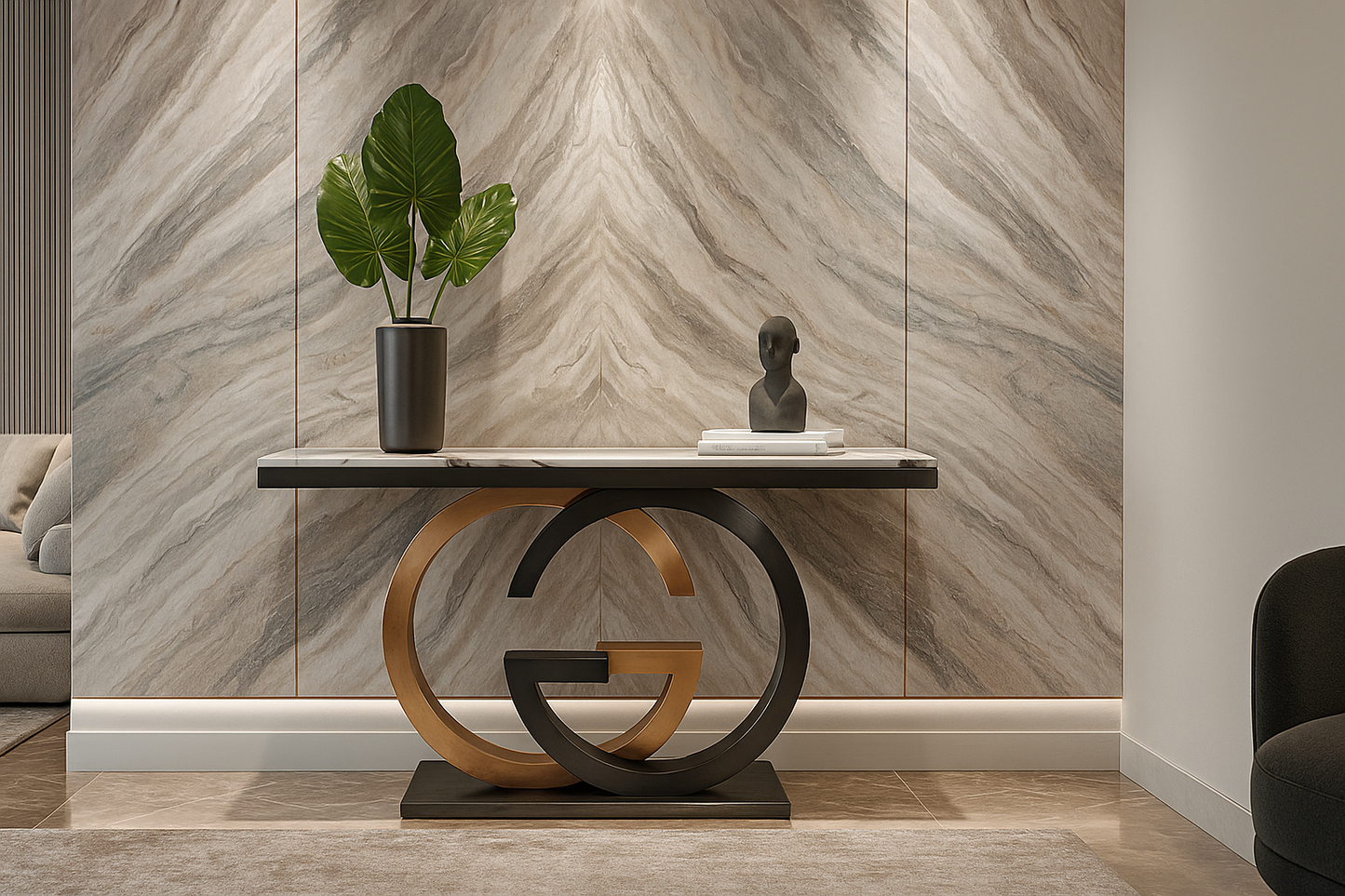 Celeste Infinity Console Table