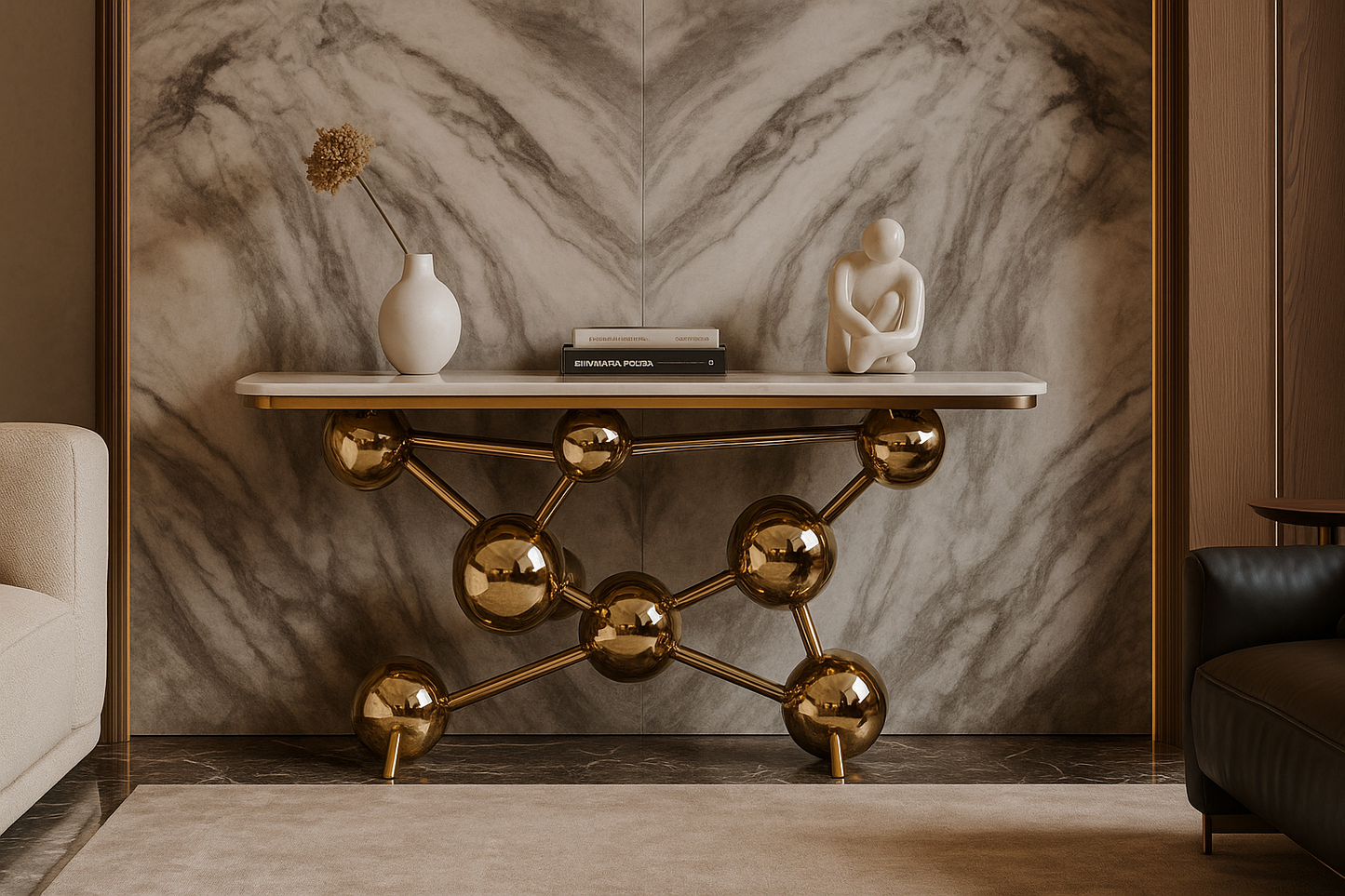 Celestia Noir Console Table