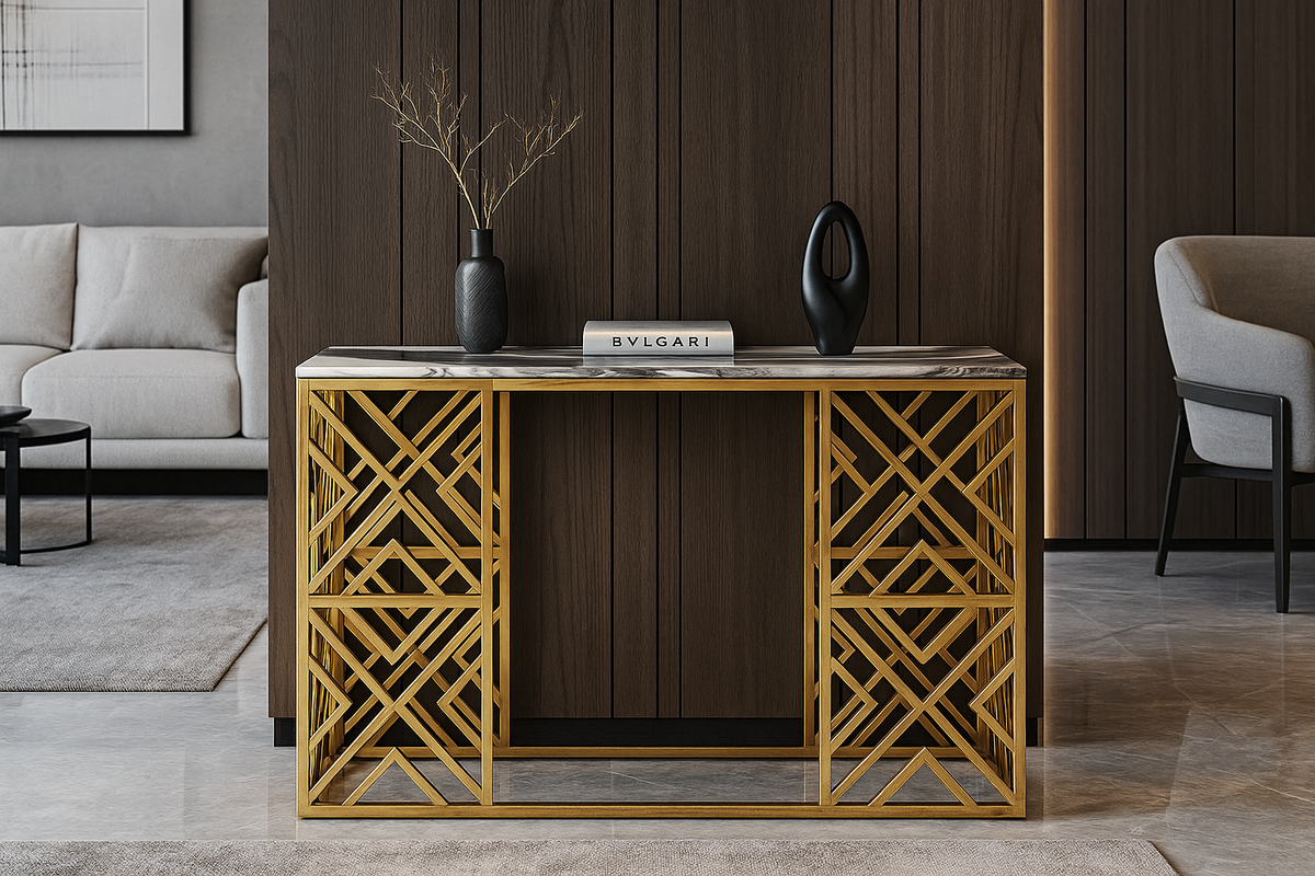 Lucent Edge Console Table