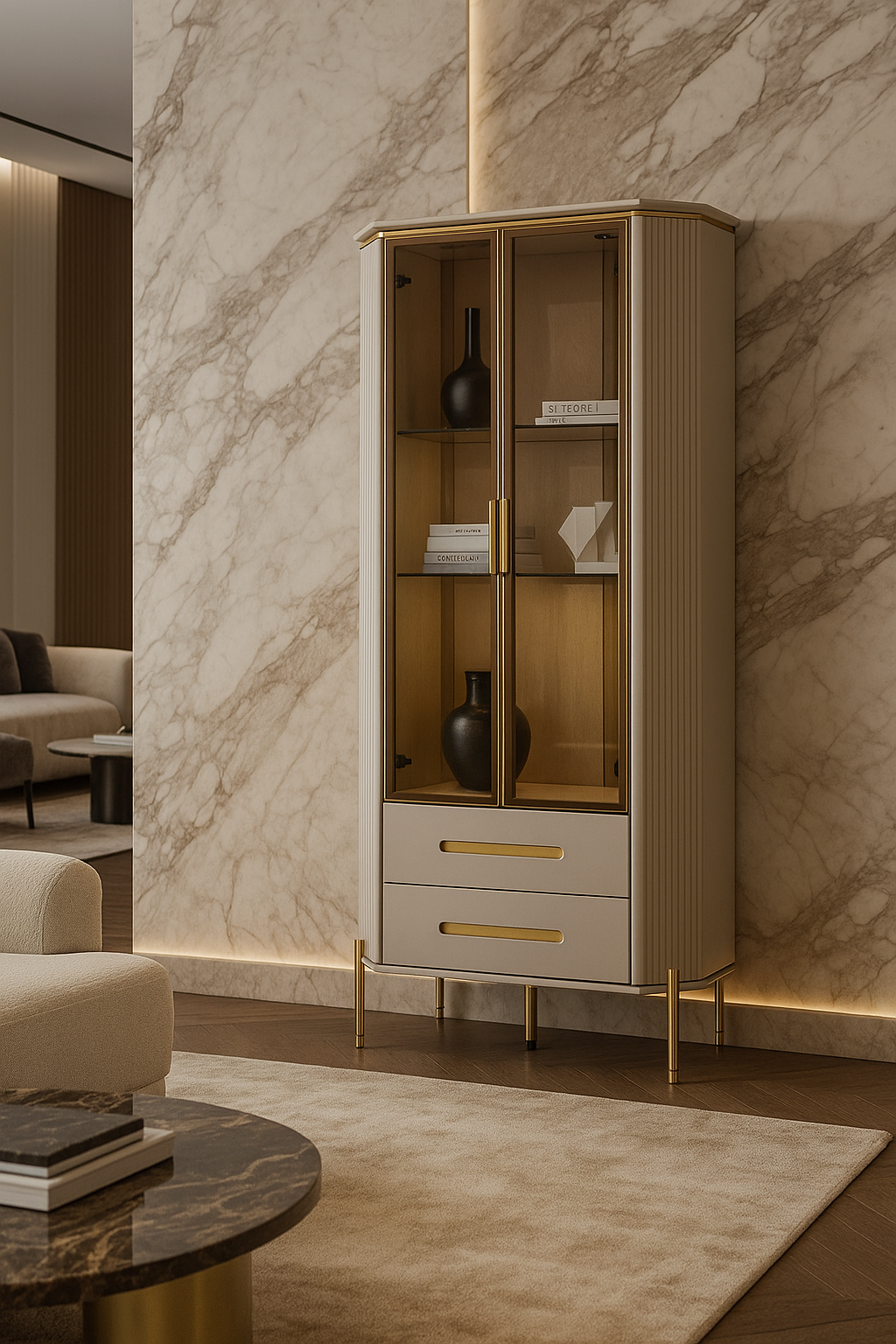 Marlowe Display Cabinet