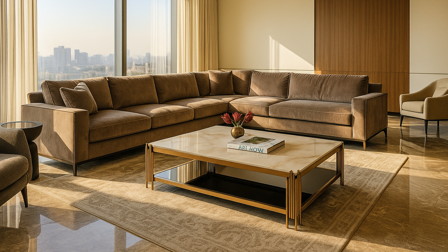 Imperial Marble Center Coffee Table