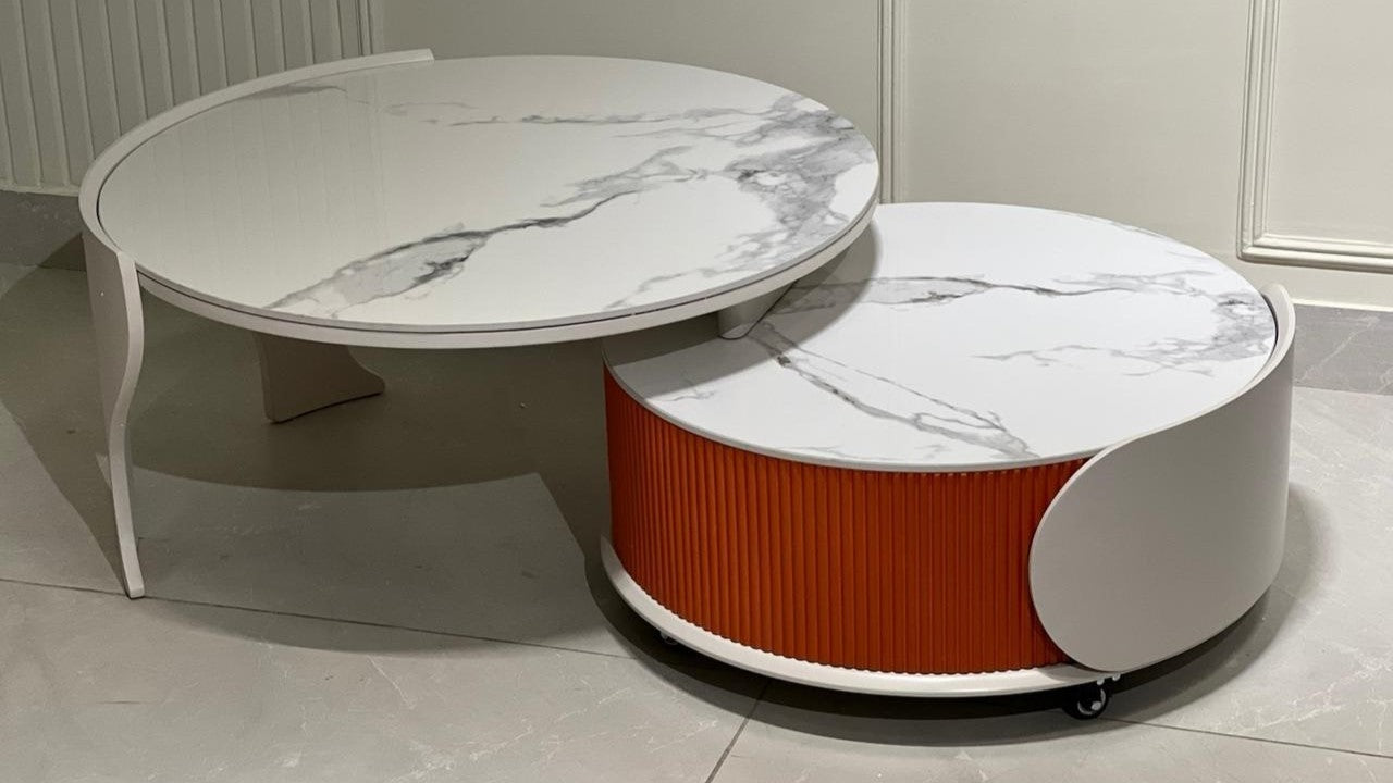 Neo Marble Round center Coffee Table