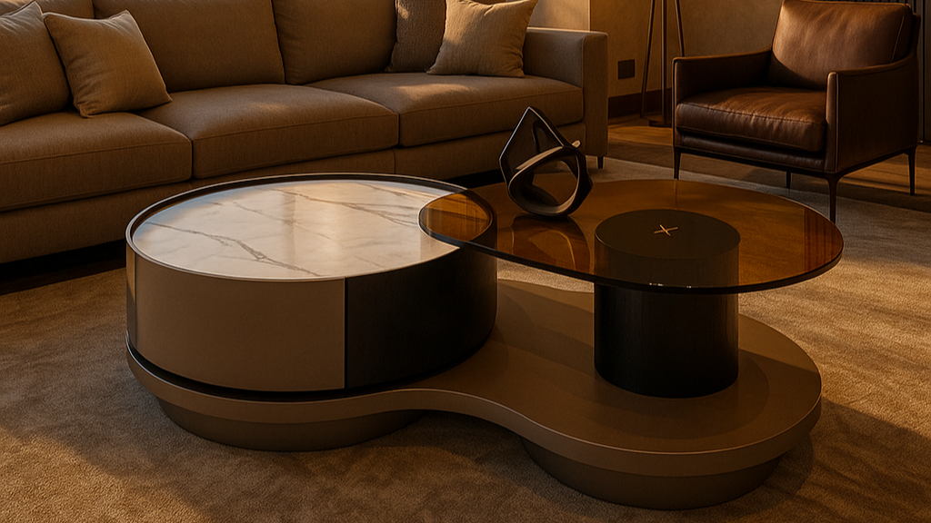 Glacier Orbit Center Coffee Table
