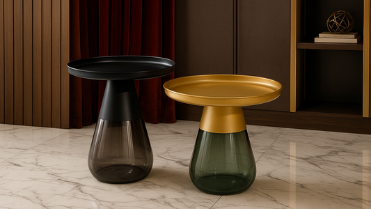 Zephyr Glass Duo Center Coffee Table