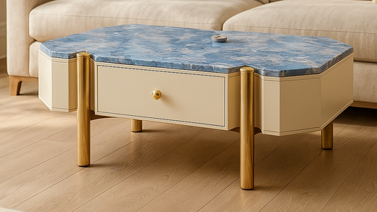 Azure Crest Center Coffee Table
