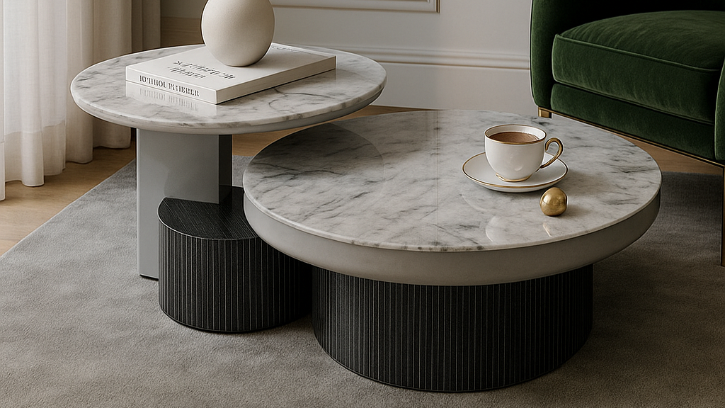 Opulent Round Center Coffee Table