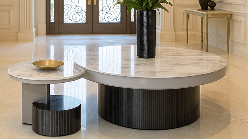 Opulent Round Center Coffee Table
