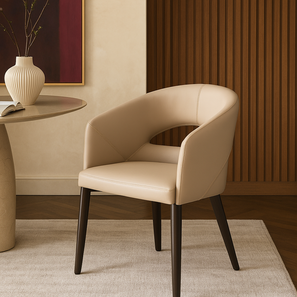 Astra Sand Designer Dining Chair