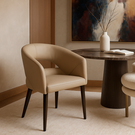 Astra Sand Designer Dining Chair