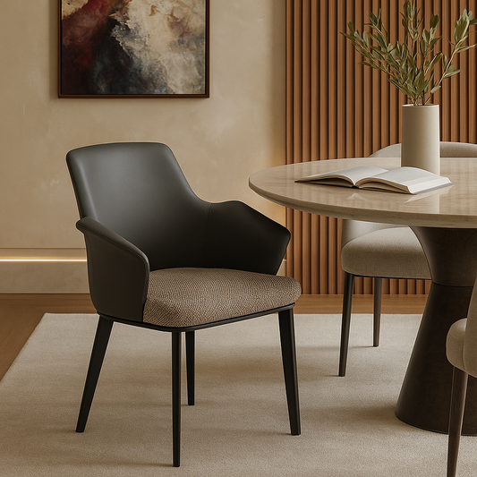 Grigio Weave Designer Dinning Chair