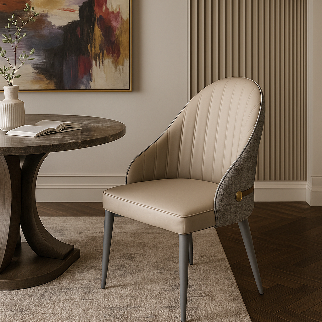 Celeste Champagne Dining Chair