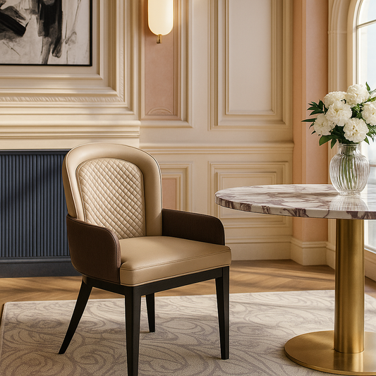 Siena Crest Designer Dining Chair