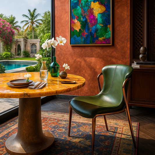 Emerald Curve Chair