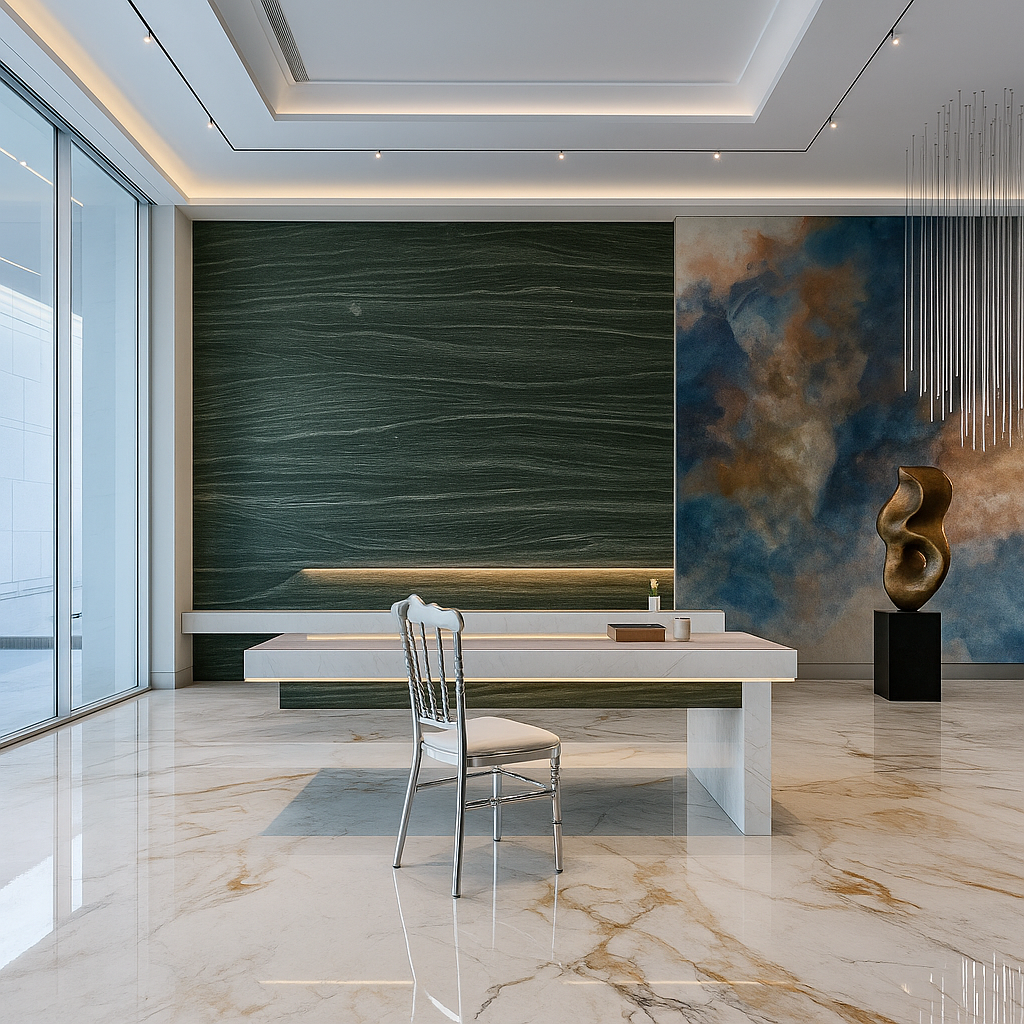 Tessera Gold Chair