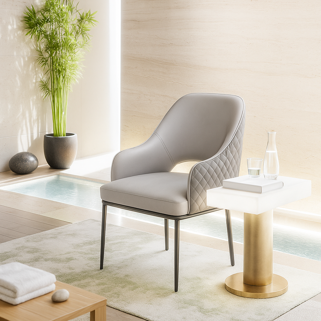 Elan Quilted Designer Dining Chair