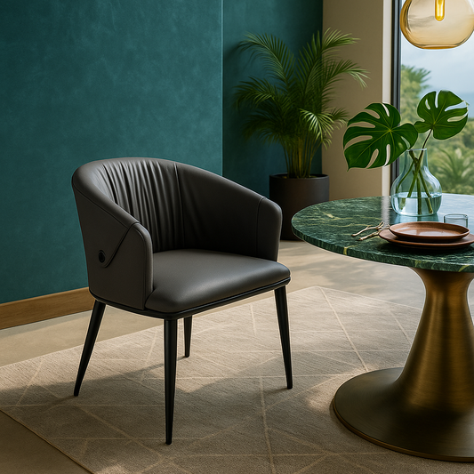 Cocoa Drift Designer Dining Chair
