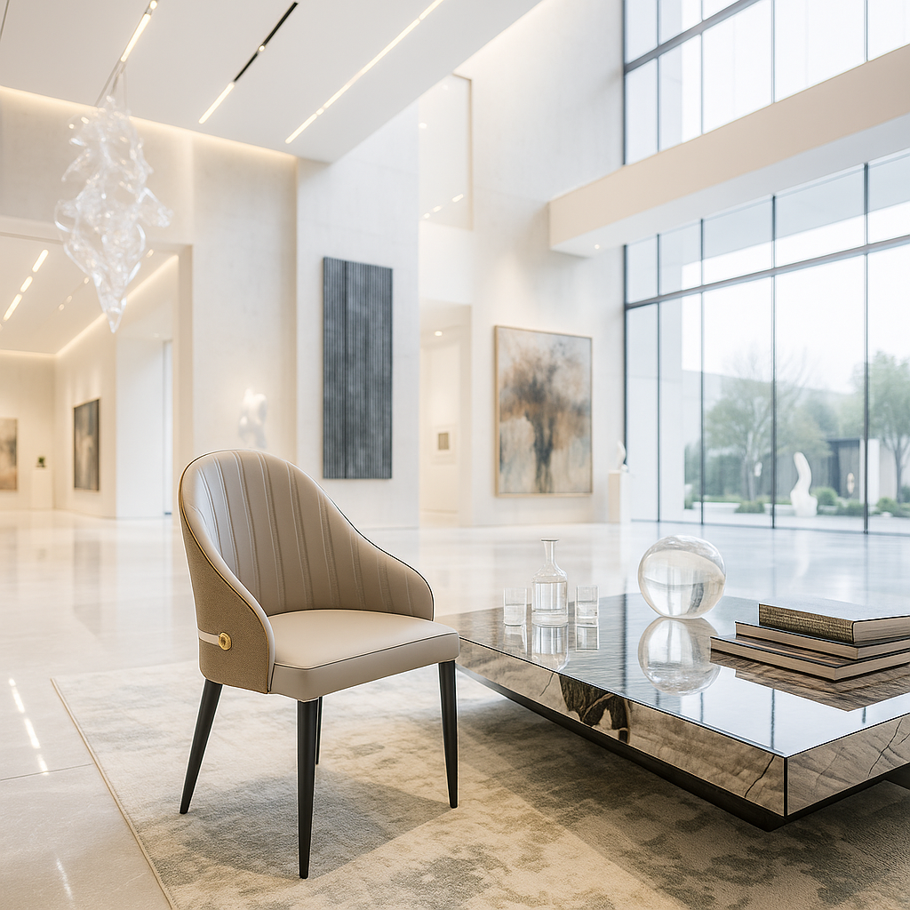 Celeste Champagne Dining Chair