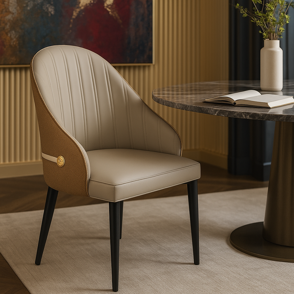 Celeste Champagne Dining Chair